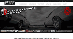 Desktop Screenshot of performance-world.com